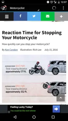 Motorcycle News android App screenshot 0