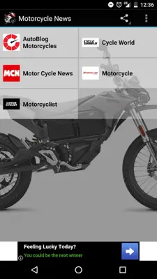 Motorcycle News android App screenshot 1